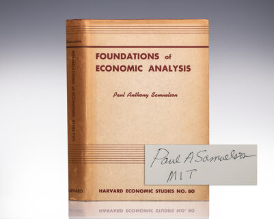 Foundation of Economic Analysis