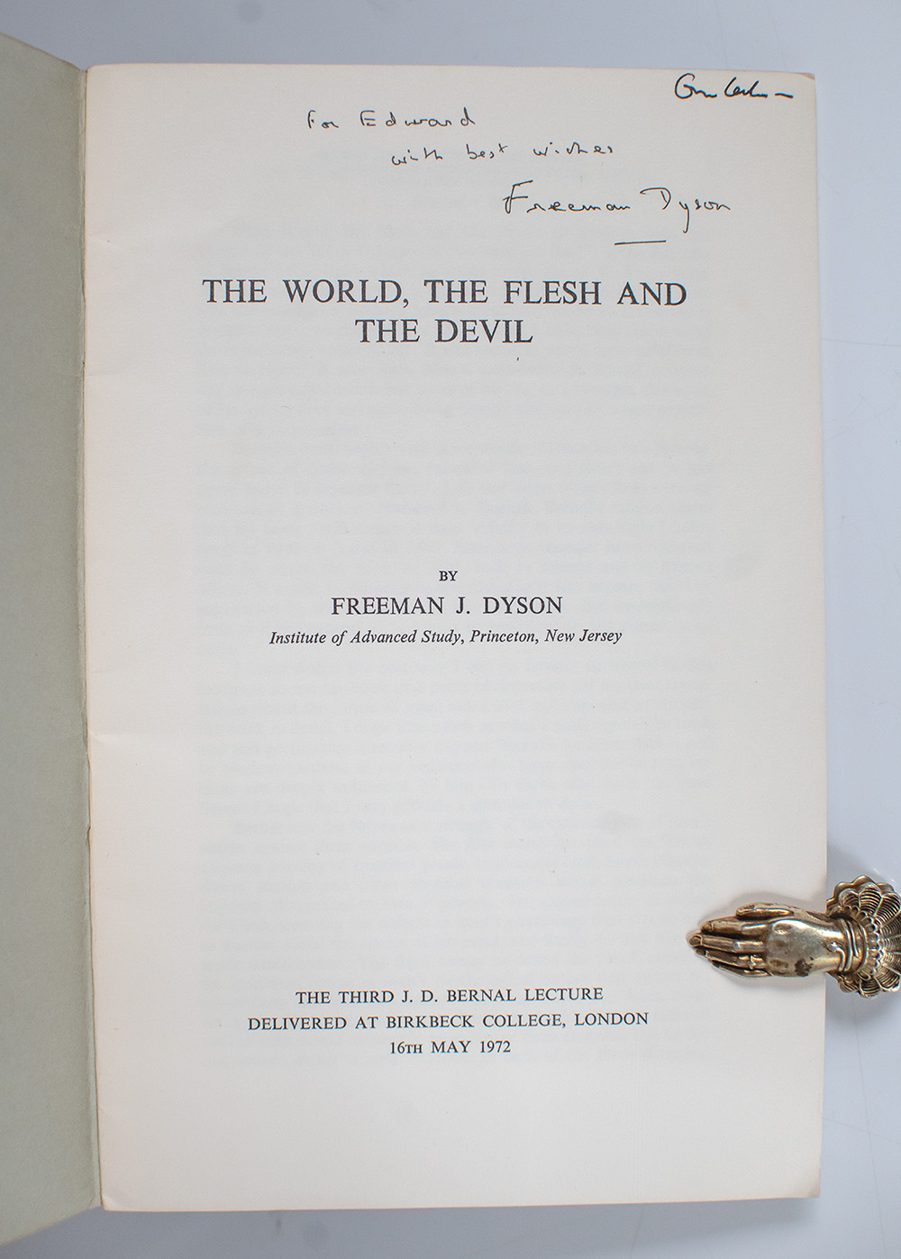 The World, The Flesh and the Devil.