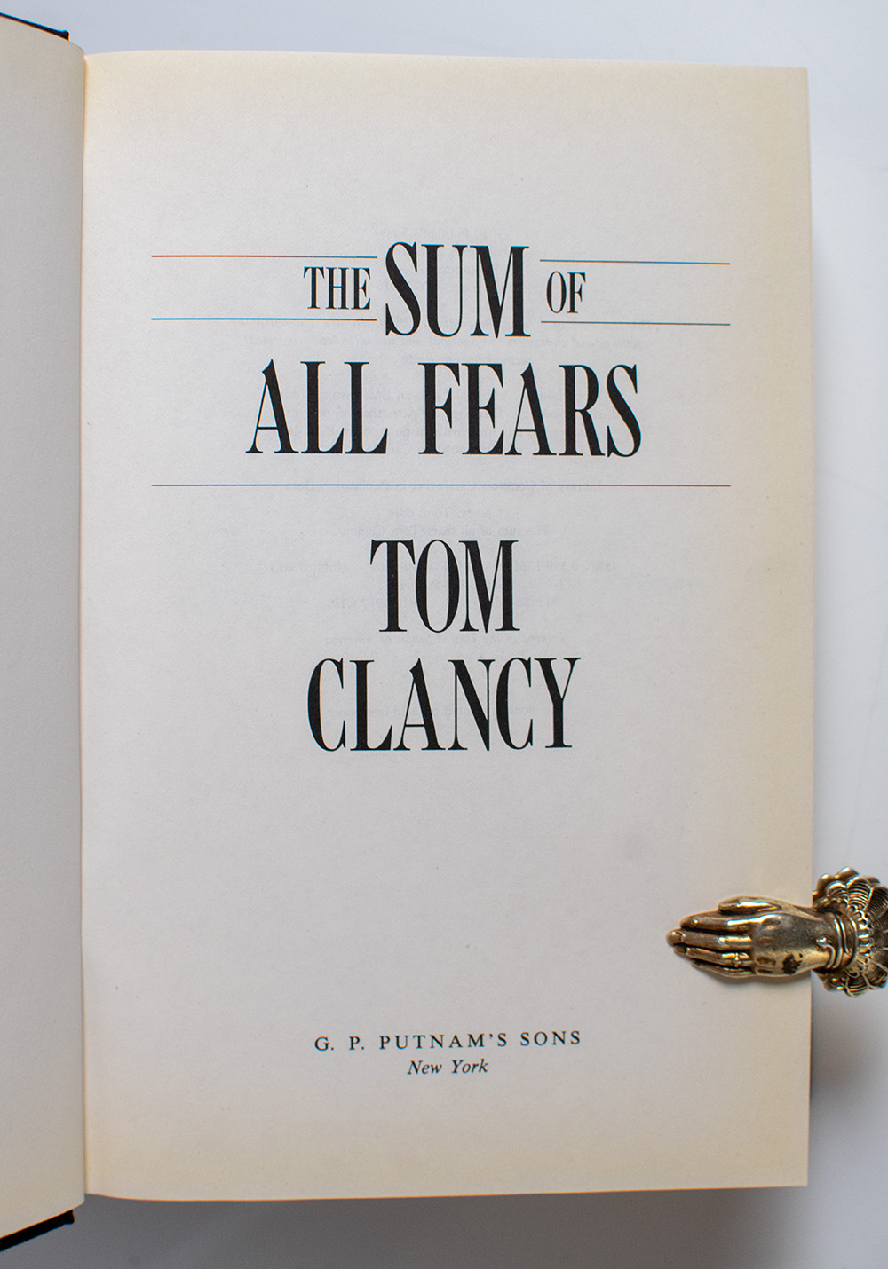 The Sum of All Fears.