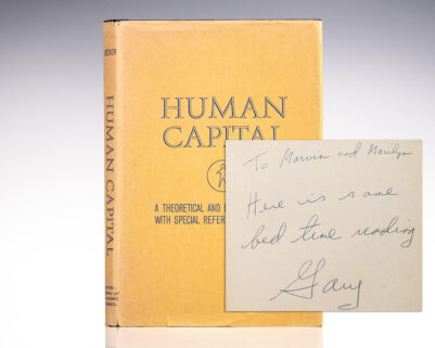Human Capital: A Theoretical and Empirical Analysis, With Special Reference to Education