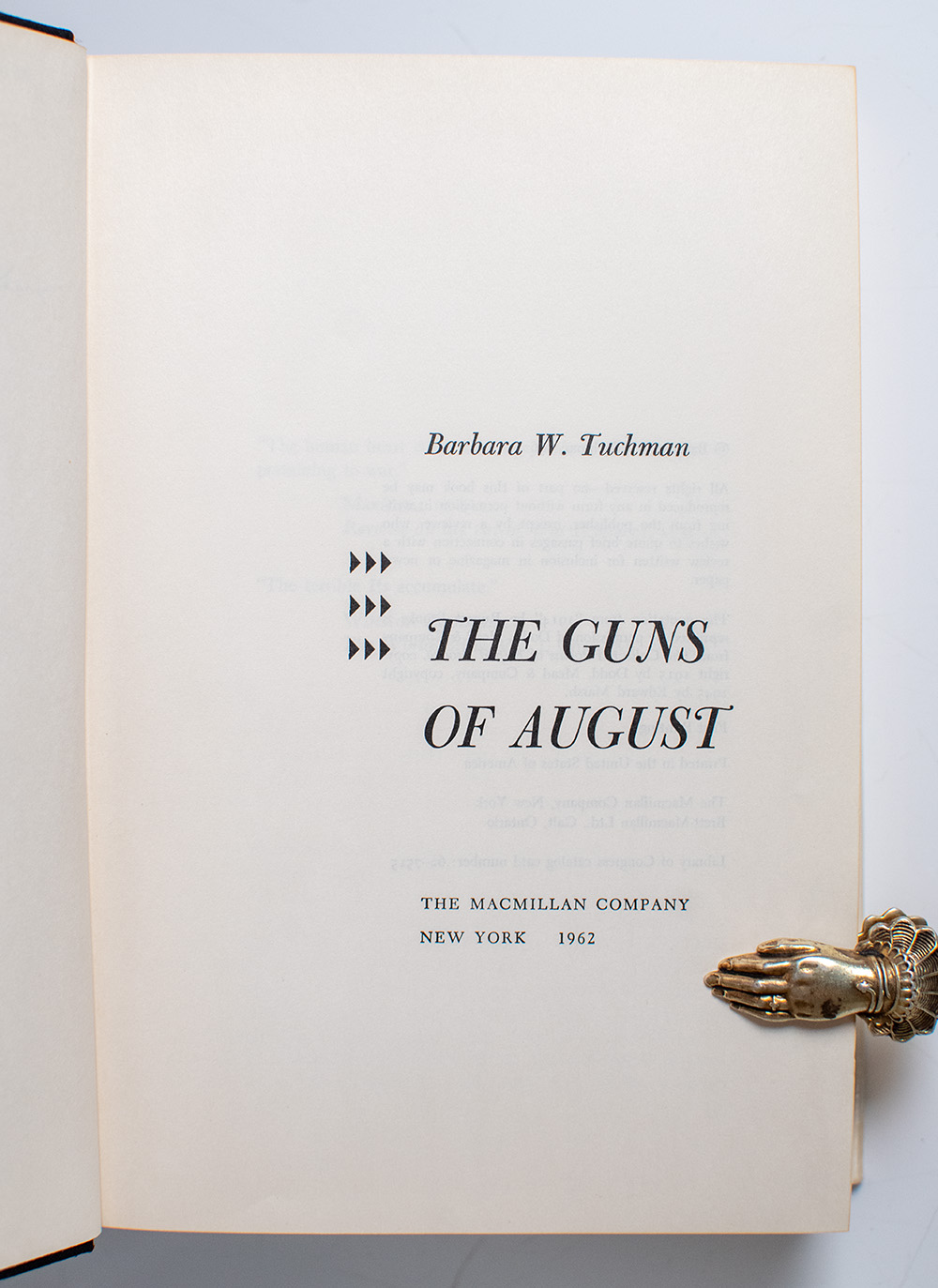The Guns of August.