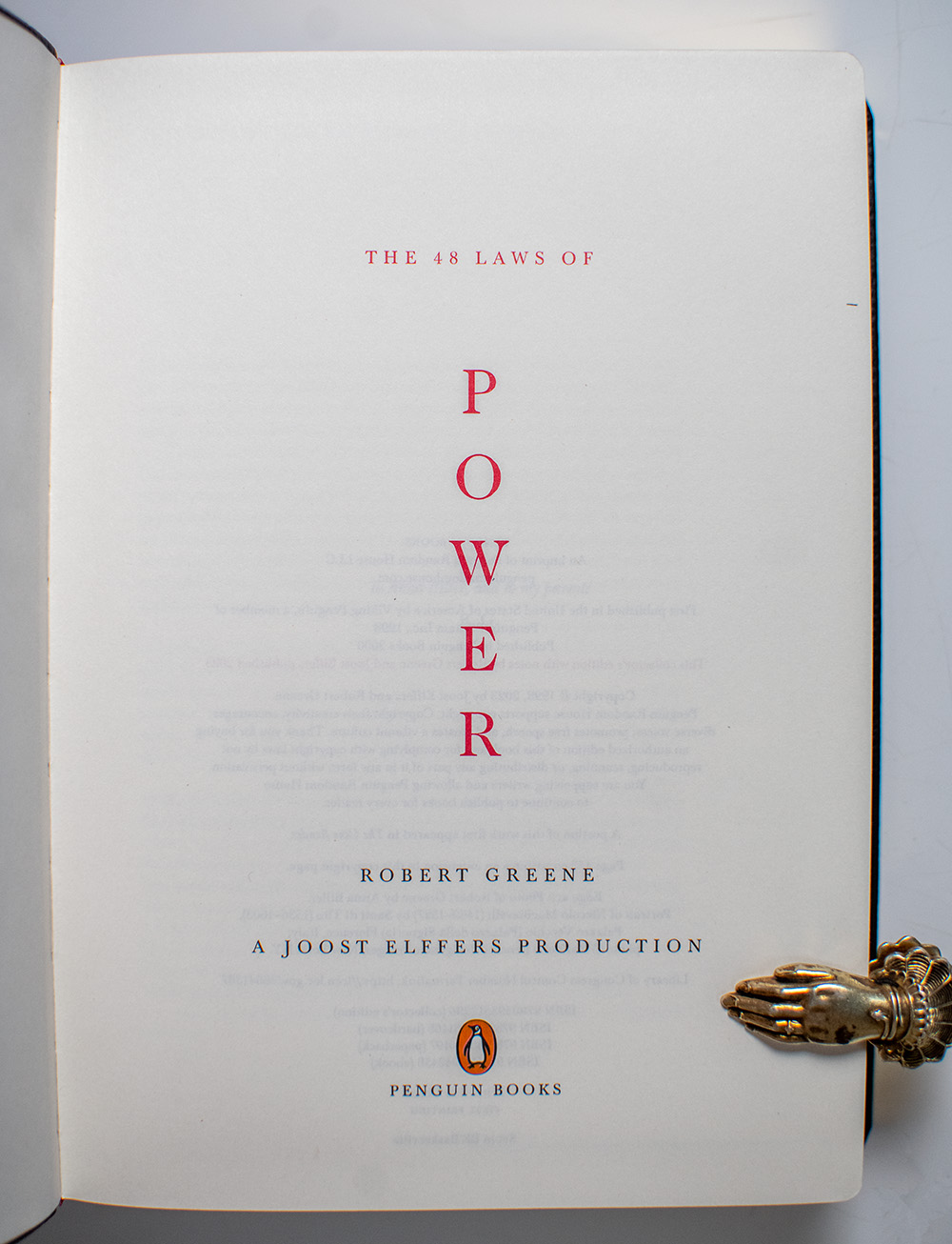 The 48 Laws of Power.