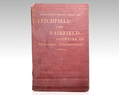 Colton's Road Map of Litchfield and Fairfield Counties of Western Connecticut Indexed.