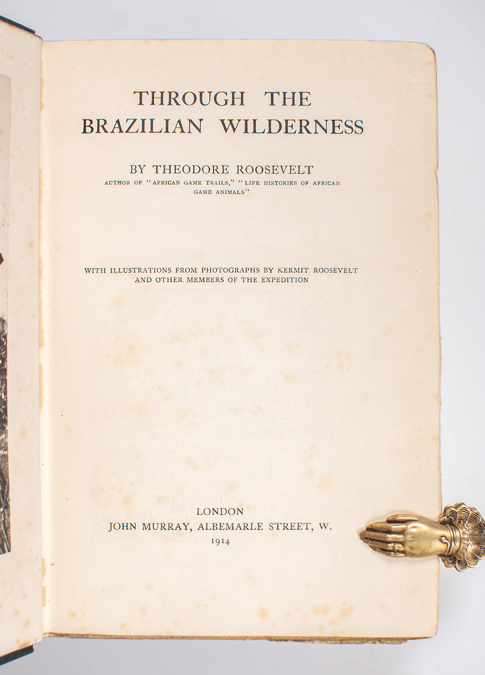 Through the Brazilian Wilderness.