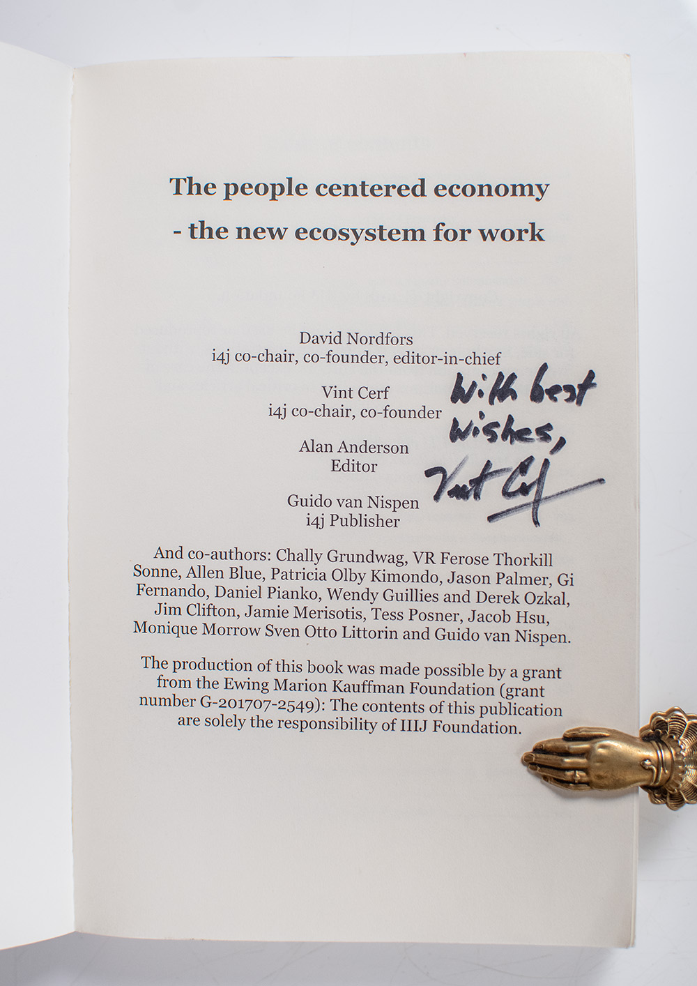 The People Centered Economy - The New Ecosystem For Work.