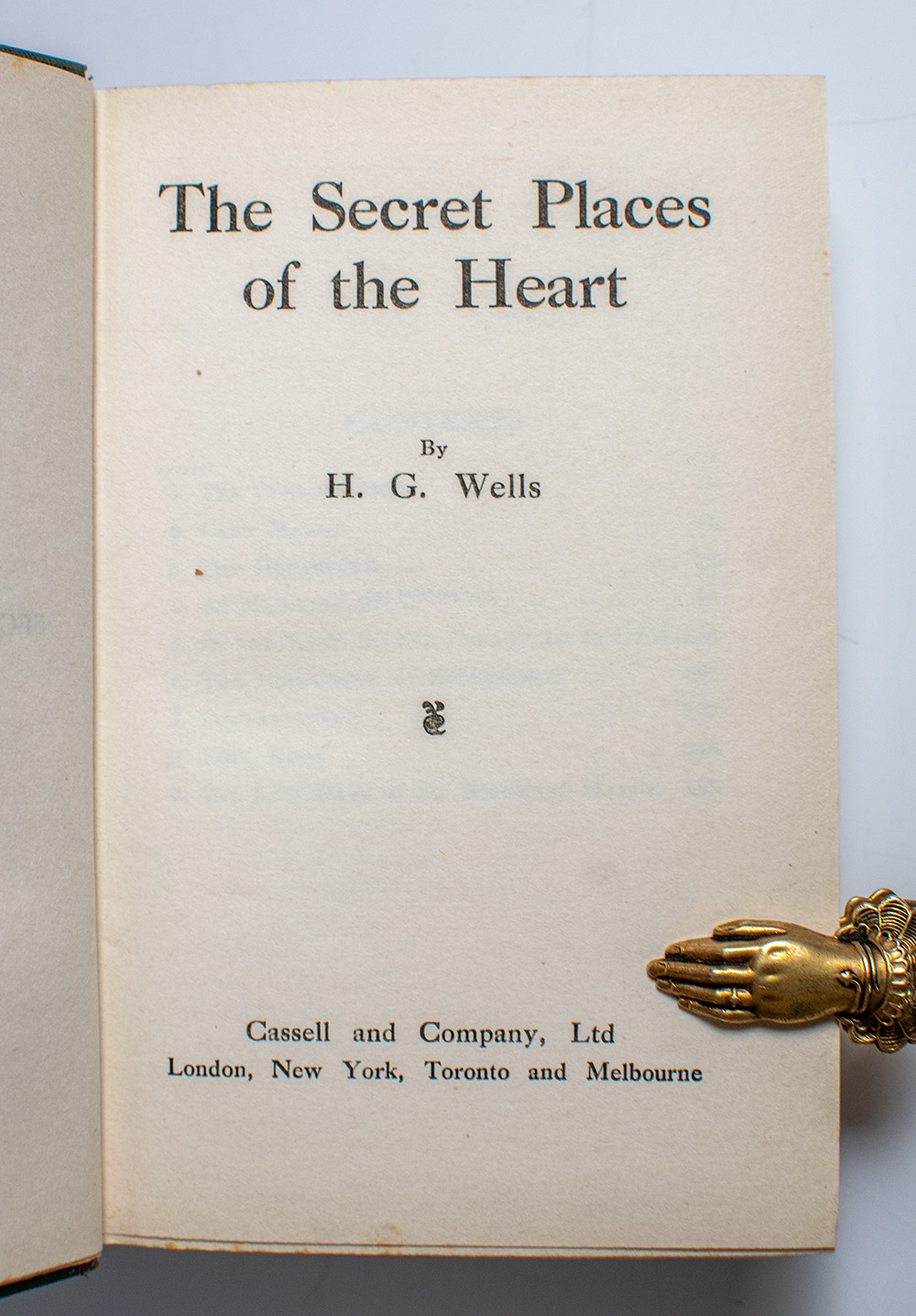 The Secret Places of the Heart.
