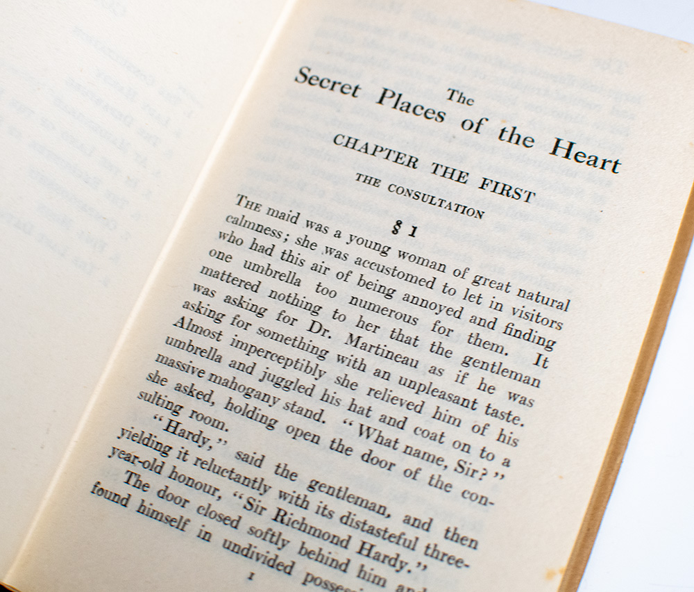 The Secret Places of the Heart.