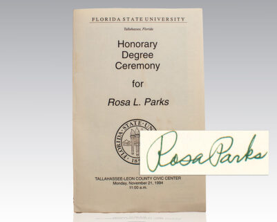 Honorary Degree Ceremony for Rosa L. Parks