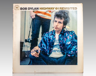 Bob Dylan Signed Highway 61 Revisited Album.