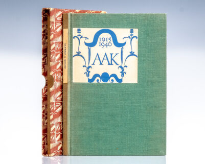 Alfred A. Knopf: Quarter Century 1915-1940.