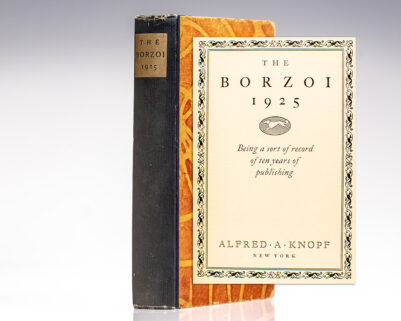 The Borzoi 1925: Being a Sort of Record of Ten Years of Publishing.