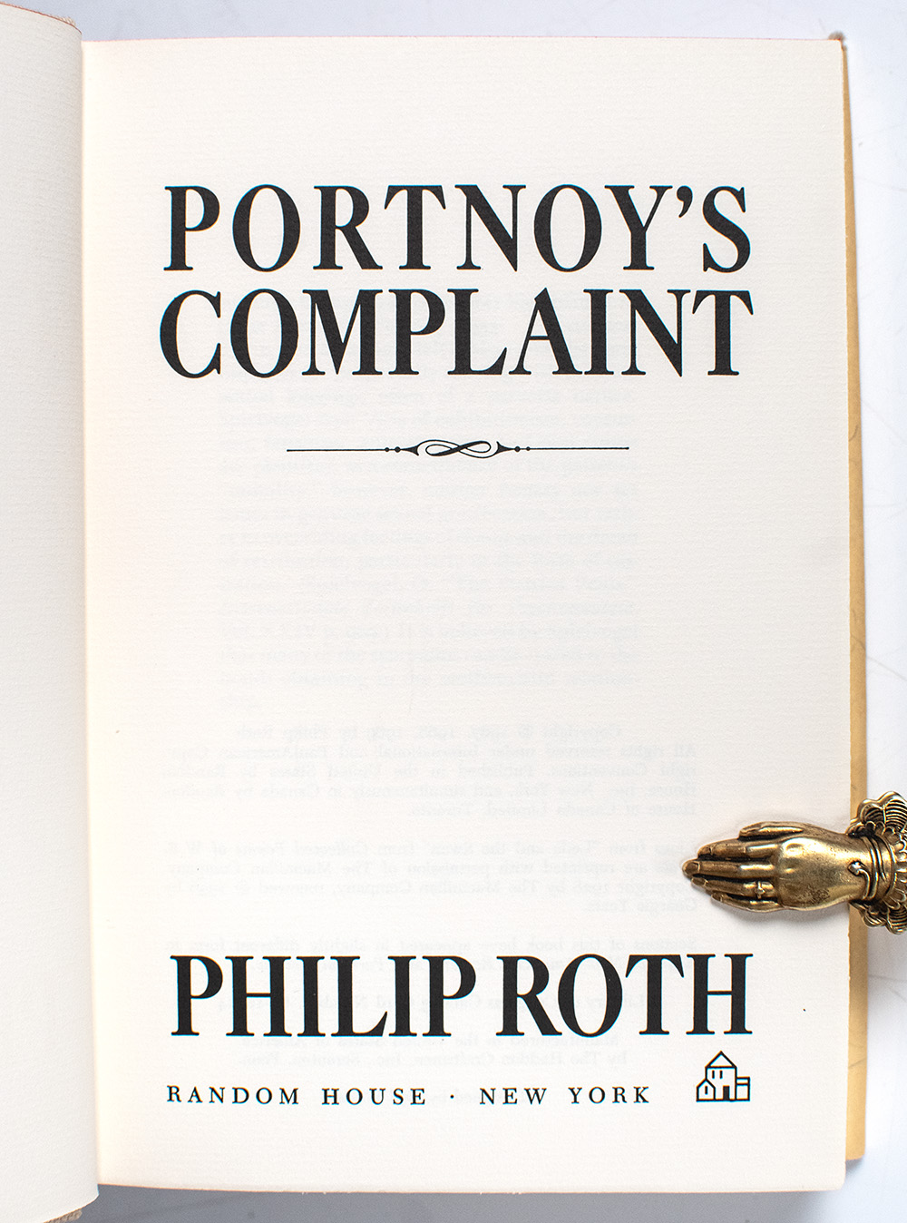 Portnoy's Complaint.