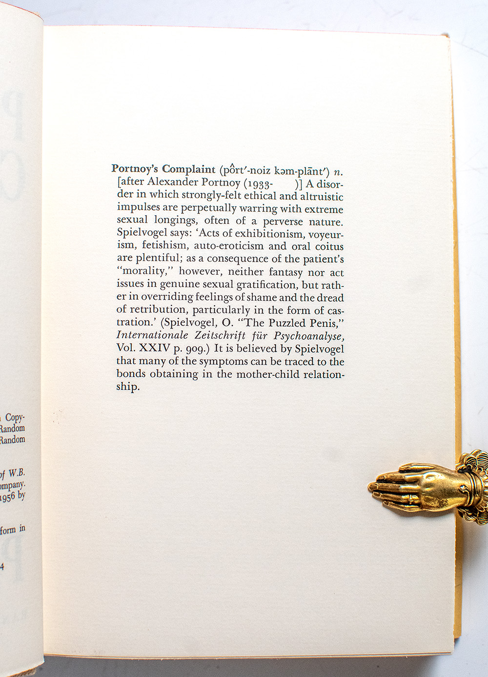 Portnoy's Complaint.