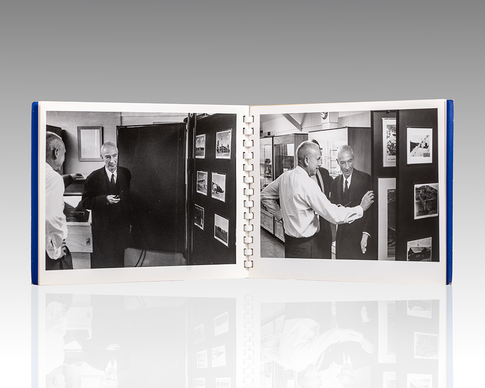 J. Robert Oppenheimer Photo Album Commemorating his Return to the Los Alamos Laboratory.