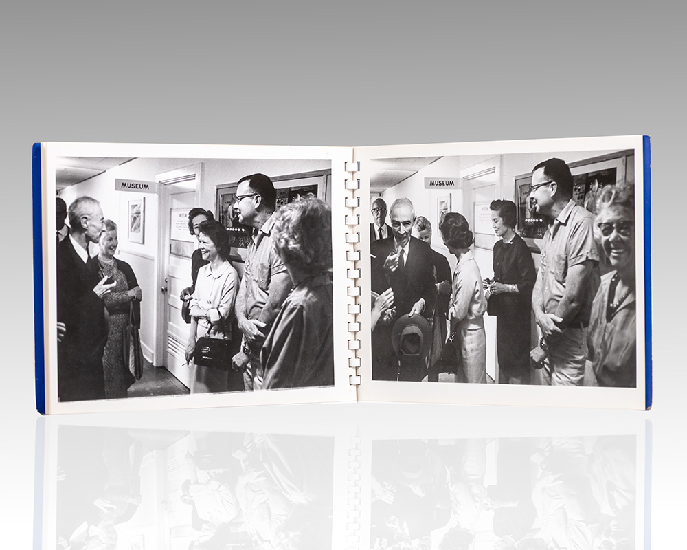 J. Robert Oppenheimer Photo Album Commemorating his Return to the Los Alamos Laboratory.