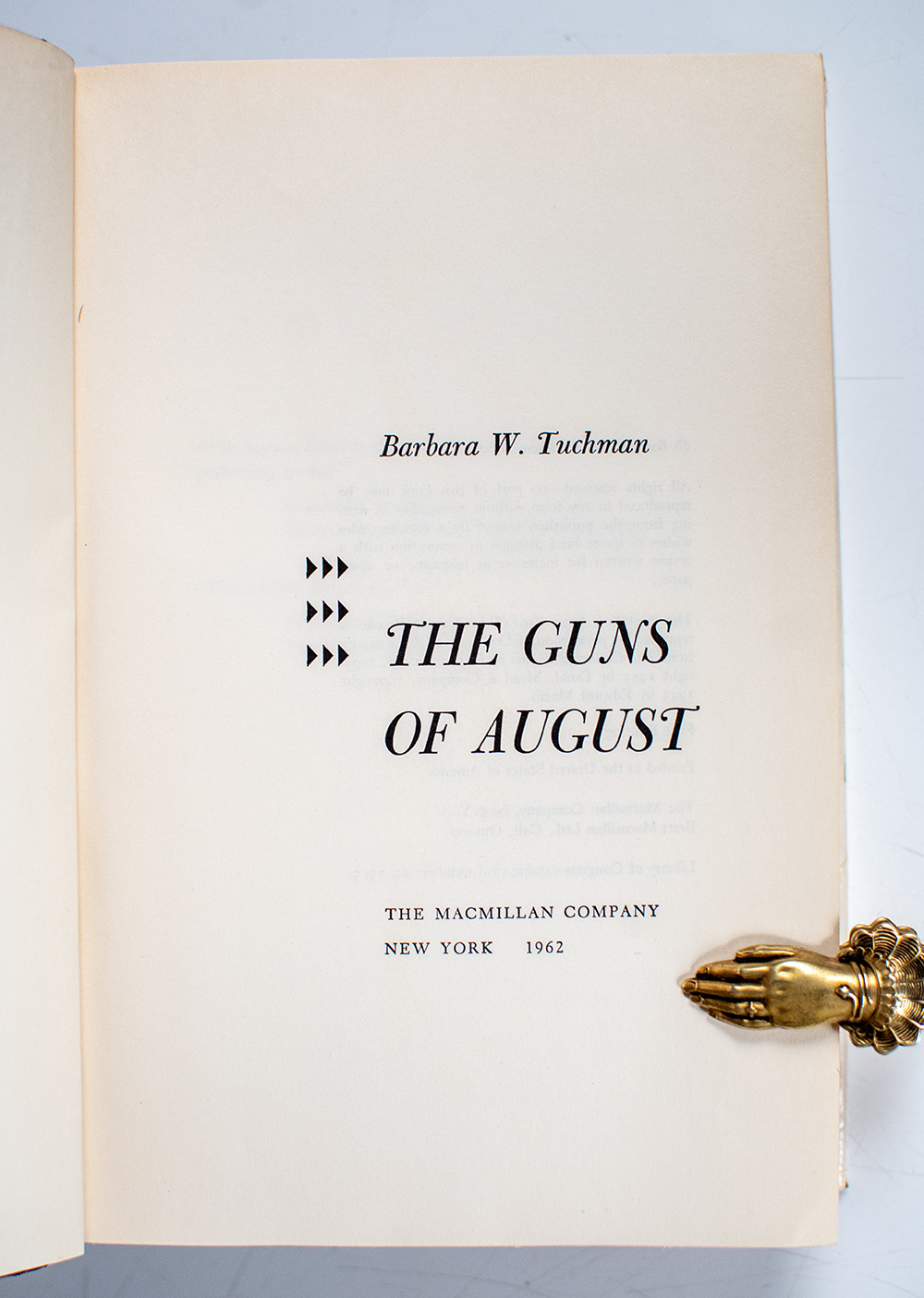 The Guns of August.