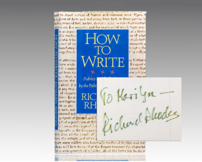 How to Write: Advice and Reflections.