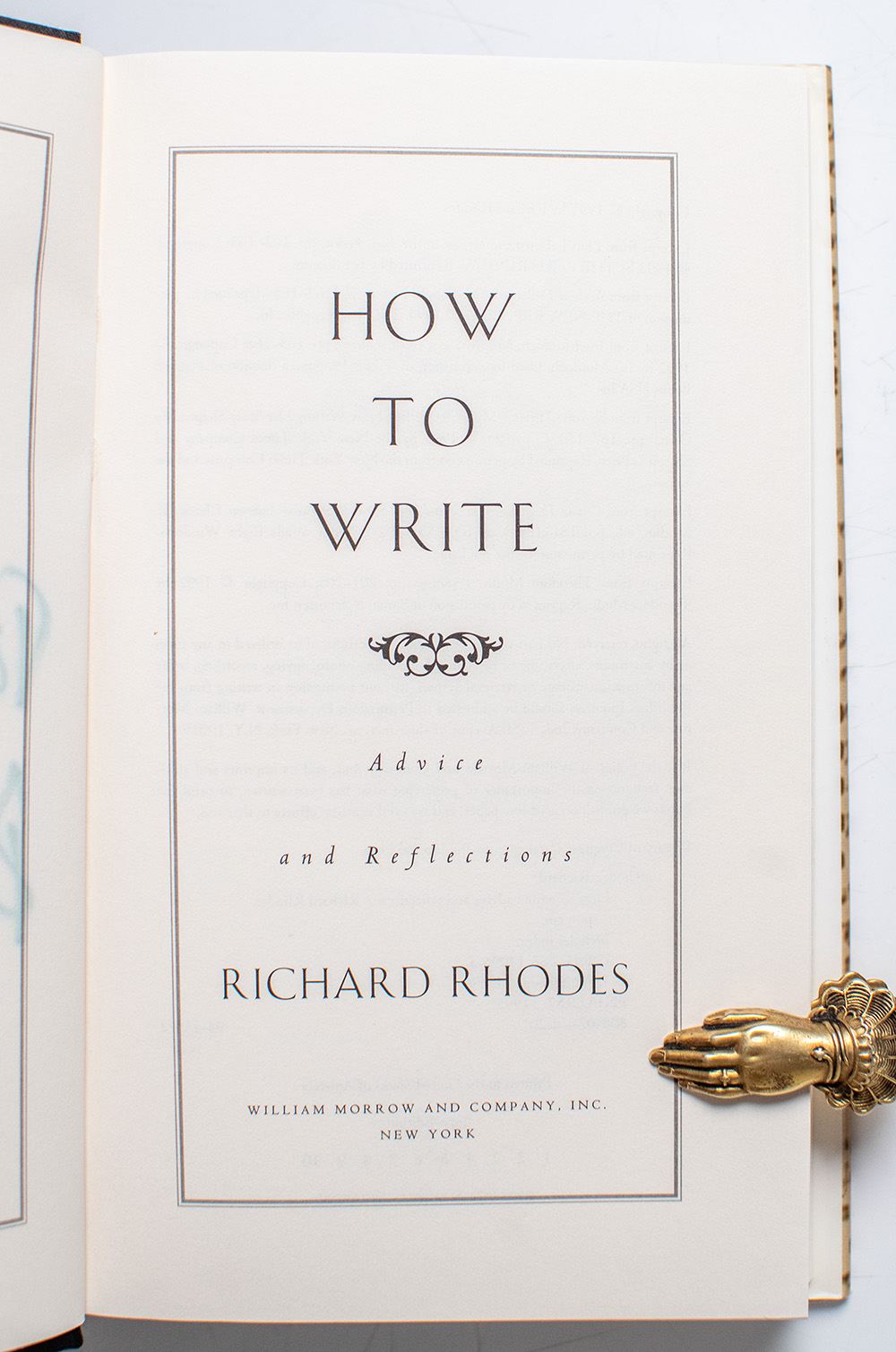 How to Write: Advice and Reflections.