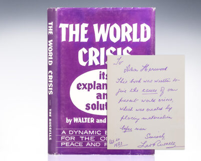 The World Crisis: Its Explanation and Solution.