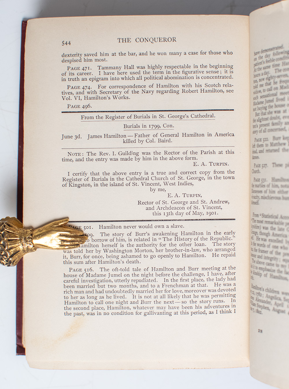 The Conqueror: Being the True and Romantic Story of Alexander Hamilton.