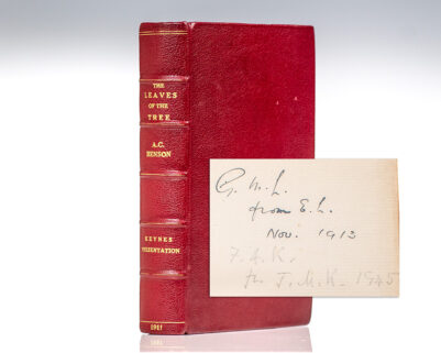 The Leaves of the Tree: Studies in Biography.