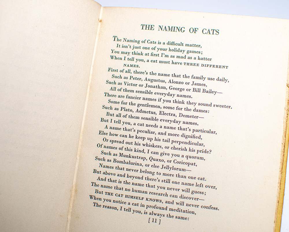 Old Possum's Book of Practical Cats.