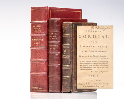 Another Cordial for Low-Spirits. [George Washington's Copy].