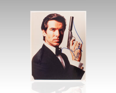 Pierce Brosnan Signed Photograph.
