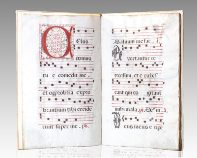 Medieval Gregorian Chant Book.