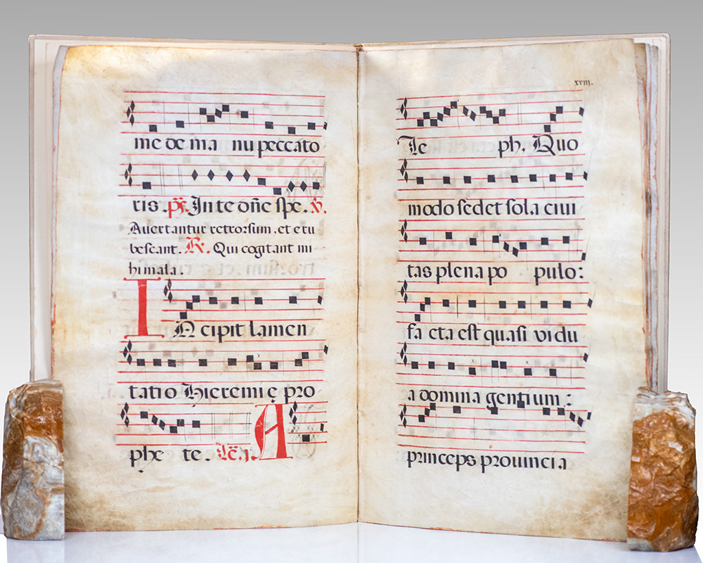 Medieval Gregorian Chant Book.