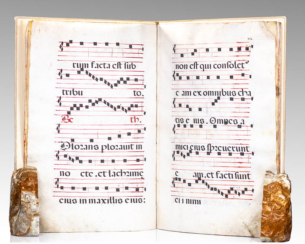 Medieval Gregorian Chant Book.