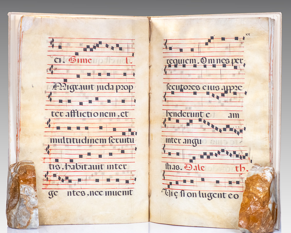 Medieval Gregorian Chant Book.