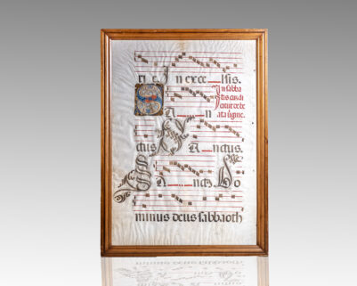 Medieval Gregorian Chant Manuscript.