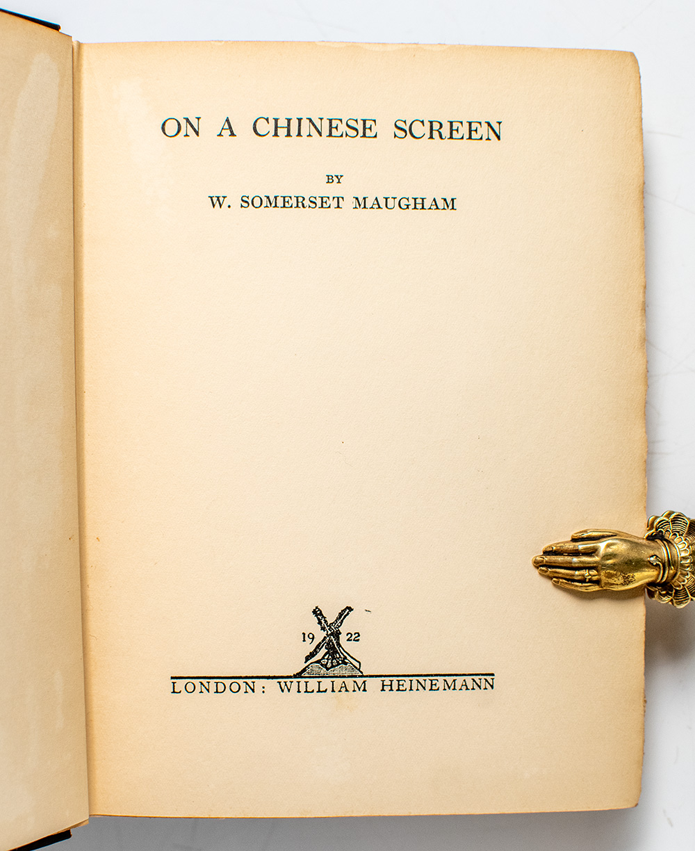 On A Chinese Screen.