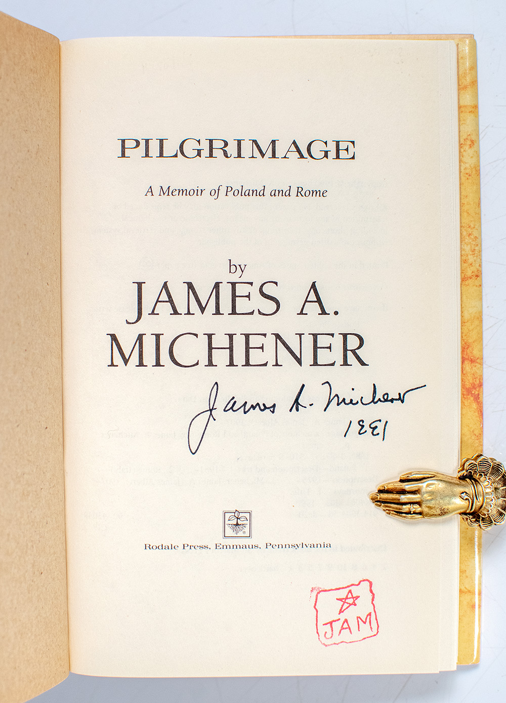 Pilgrimage: A Memoir of Poland and Rome.