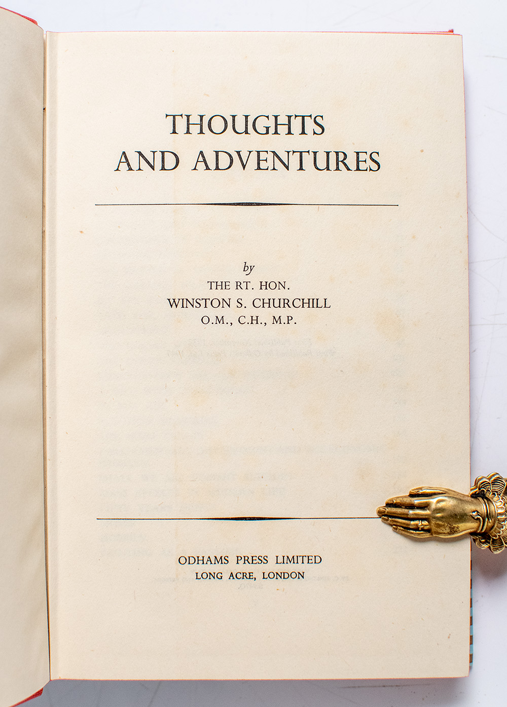 My Early Life; Thoughts and Adventures; Great Contemporaries; Step by Step.