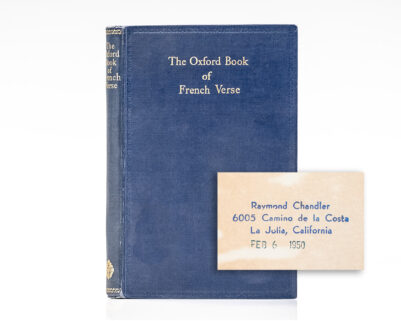 The Oxford Book of French Verse: xiiith Century-xxth Century.