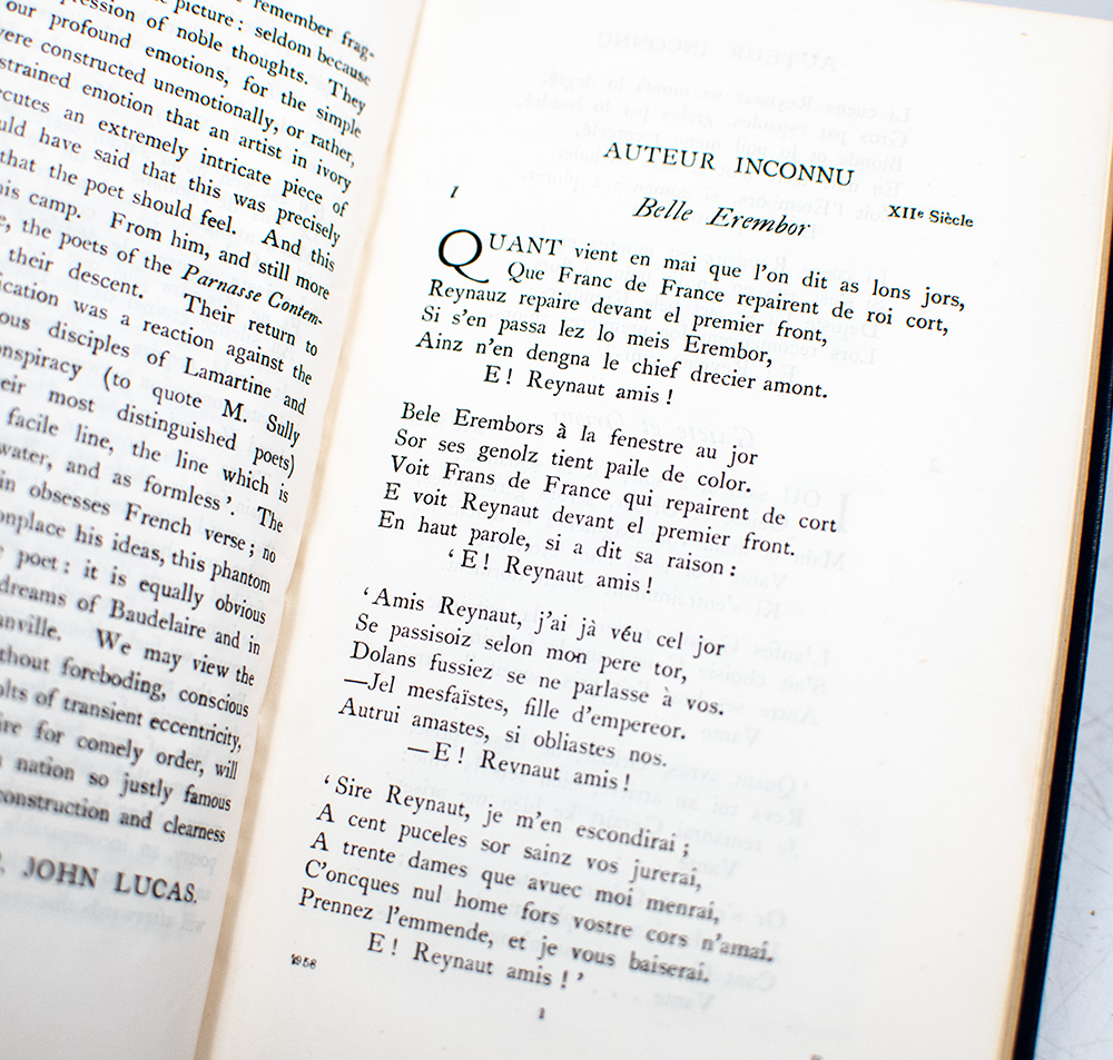 The Oxford Book of French Verse: xiiith Century-xxth Century.