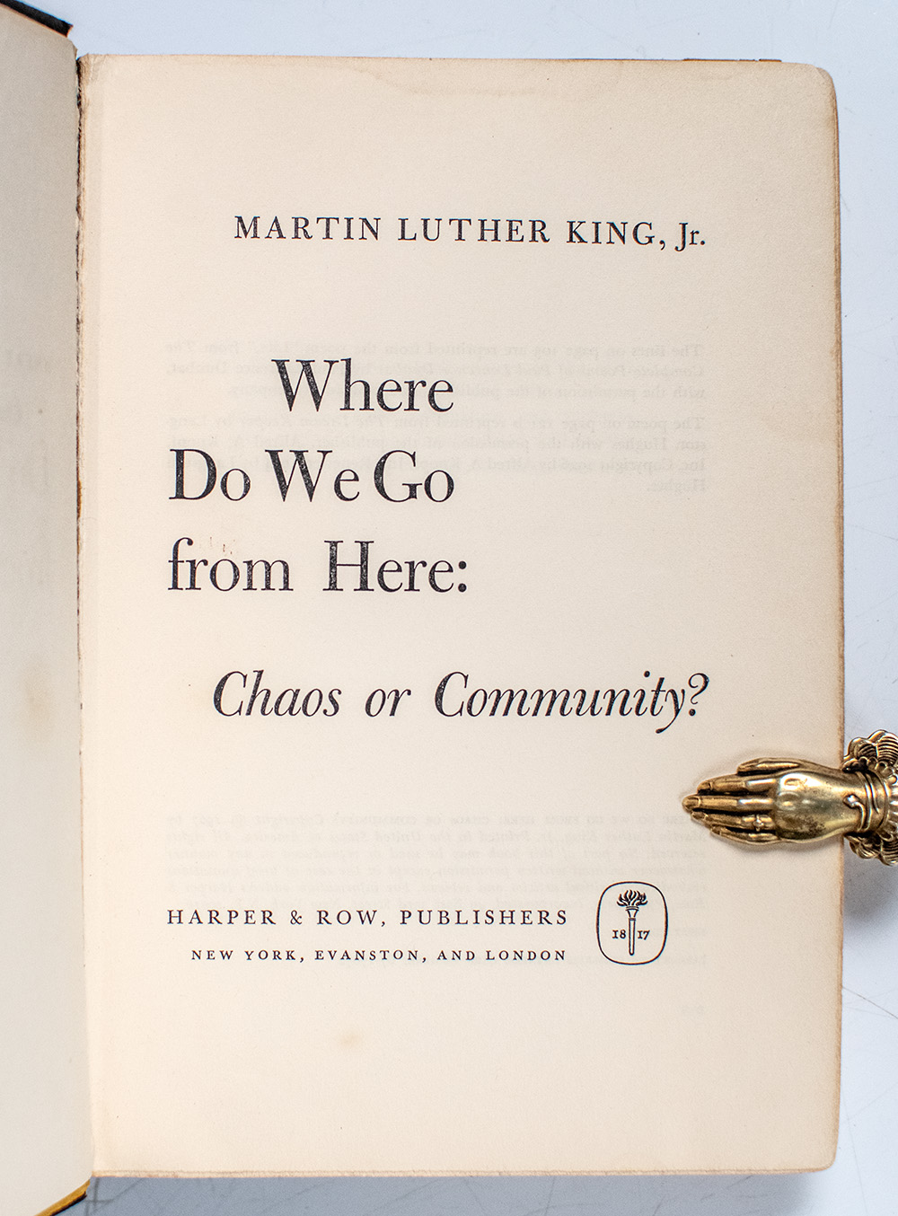 Where Do We Go From Here: Chaos or Community?