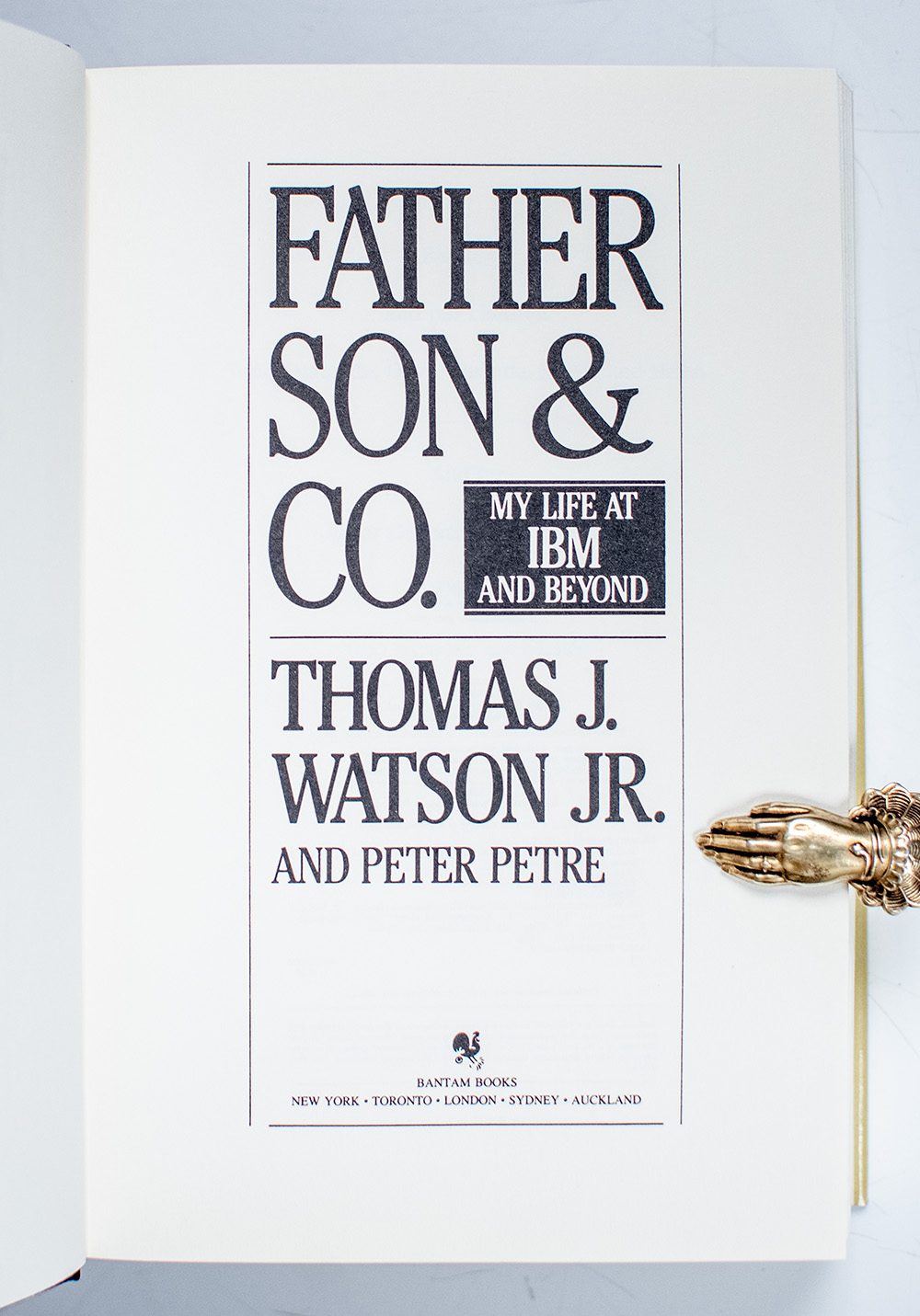 Father, Son & Co.: My Life at IBM and Beyond.