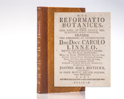 Reformatio Botanices. [Reformation of Botany].