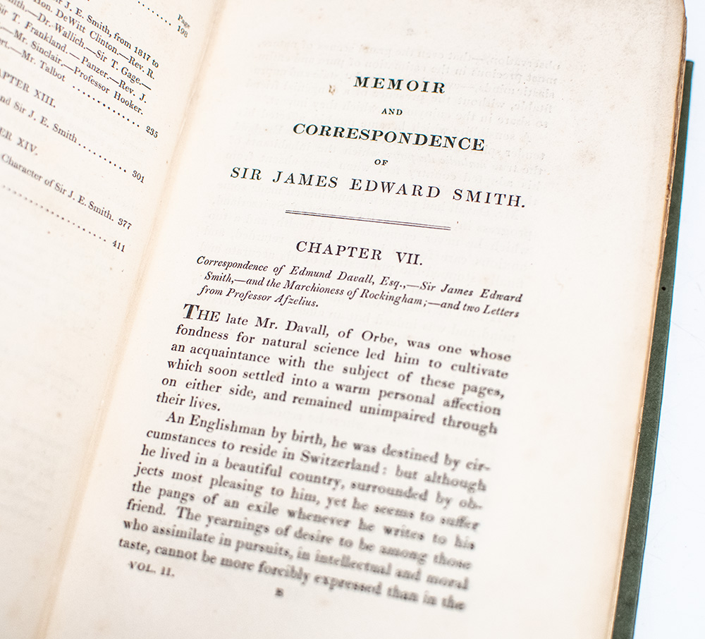 Memoir and Correspondence of the Late Sir James Edward Smith, M.D.