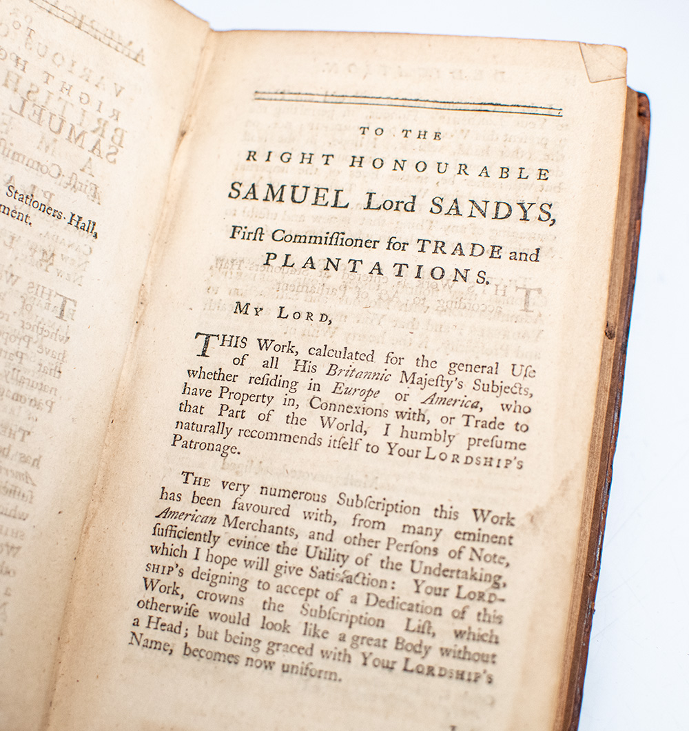 The American Negotiator, or the Various Currencies of the British Colonies in America; As well the Islands, and the Continent. The Currencies of Nova Scotia, Canada, New England, New York, East Jersey, Pensylvania, West Jersey, Maryland, Virginia, North Carolina, South Carolina, Georgia, &c.