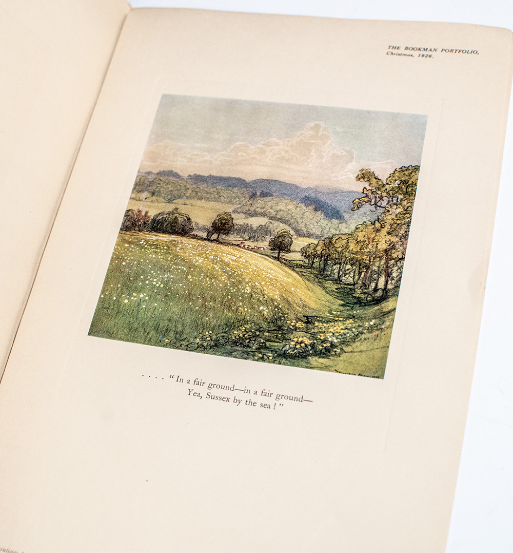 The Bookman Portfolio: Three Illustrations in Colour From Sea and Sussex From Rudyard Kipling's Verse.