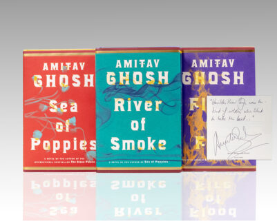 Ibis Trilogy: Sea of Poppies, River of Smoke, and Flood of Fire.