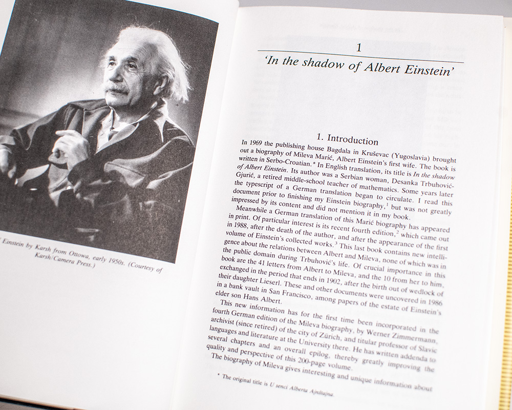 Einstein Lived Here.