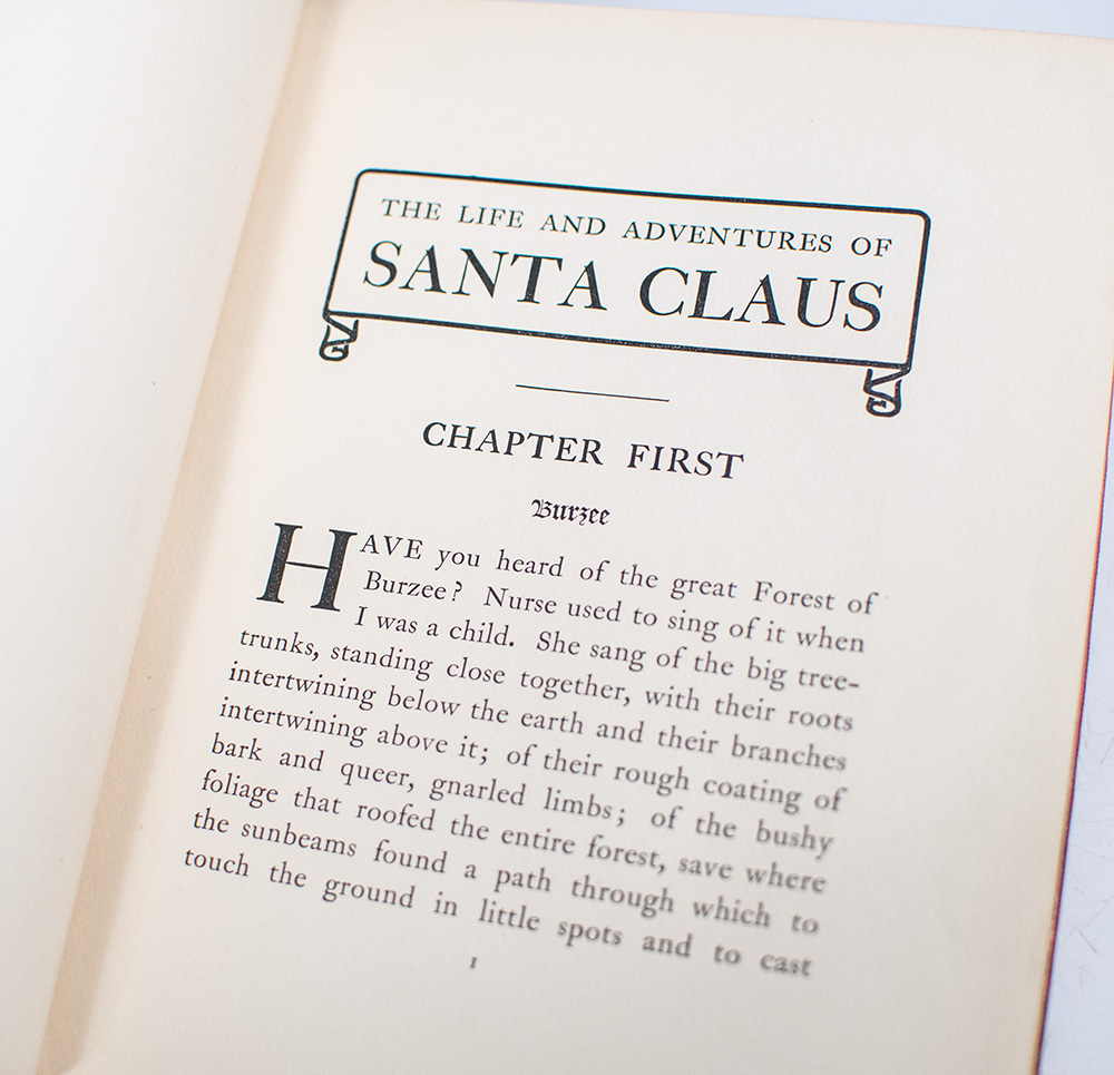 The Life and Adventures of Santa Claus.