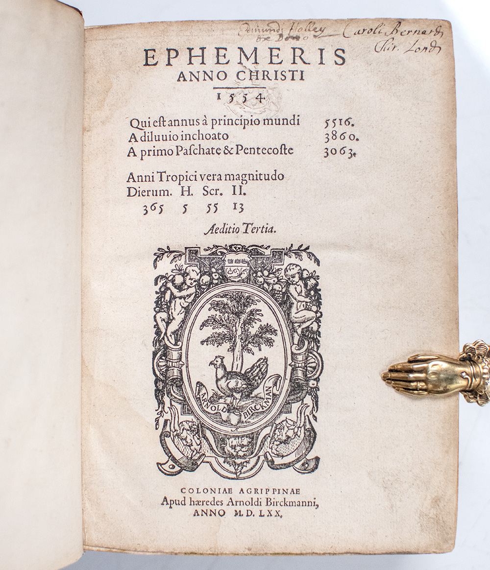 Ephemeris Anno Christi 1554.