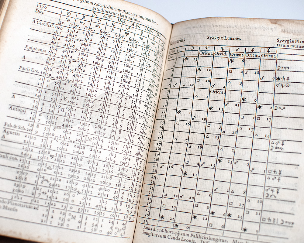 Ephemeris Anno Christi 1554.