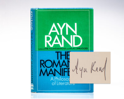 The Romantic Manifesto: A Philosophy of Literature.
